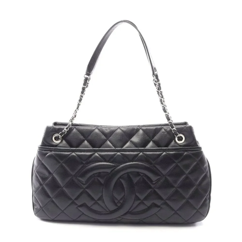 Chanel Caviar Skin Matelasse Tote Bag